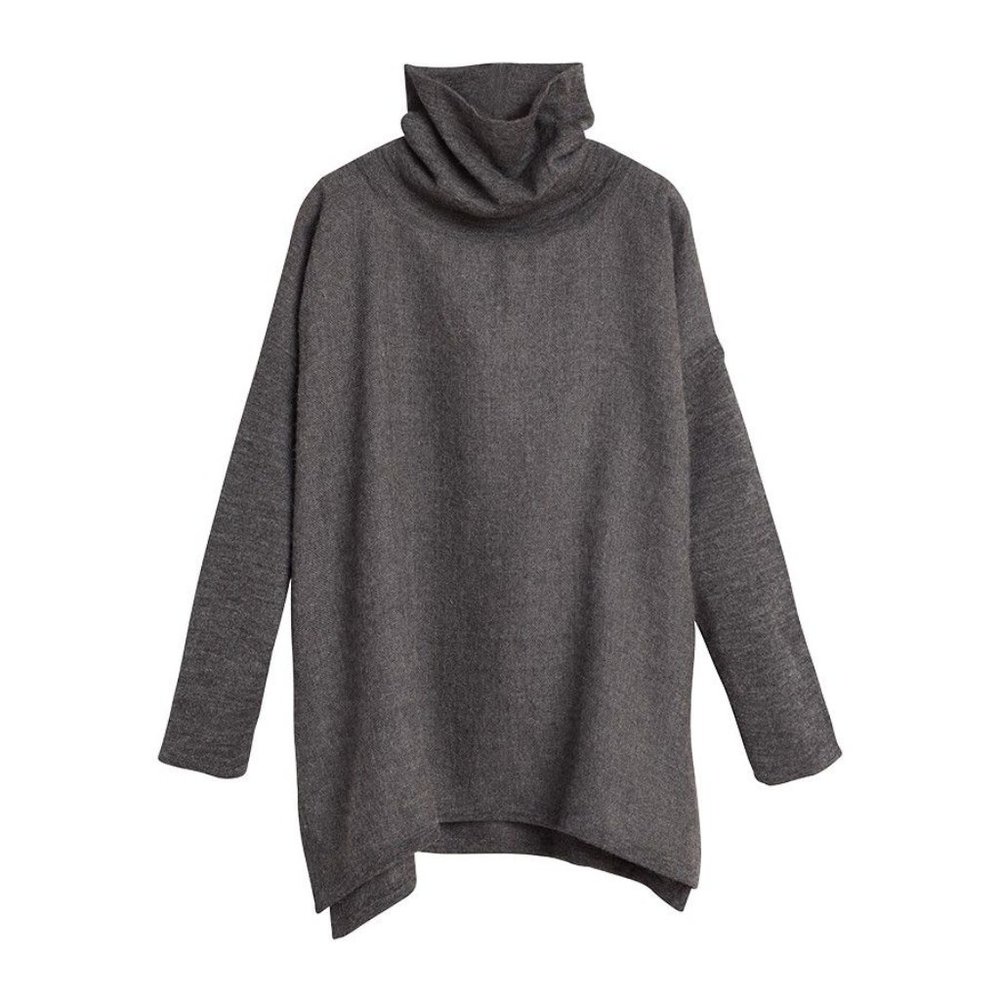 Cuyana Baby Alpaca Oversized Turtleneck Sweater (XS/S)